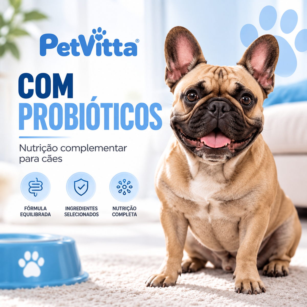 PetVitta™ Pele & Unhas – Suplemento para Pele e Pelagem